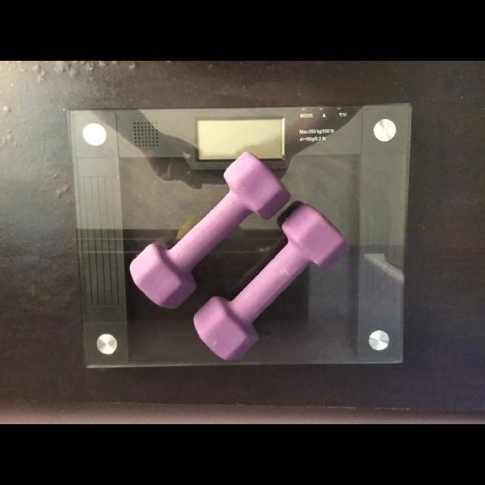 Talking Scale w/Dumbbells